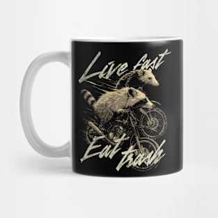 Live Fast Eat Trash Mug